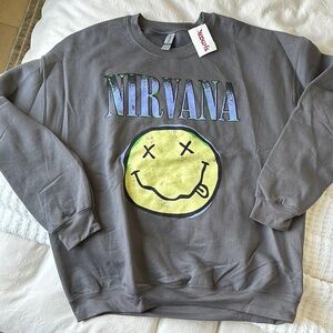 nirvana sweatshirt NWT